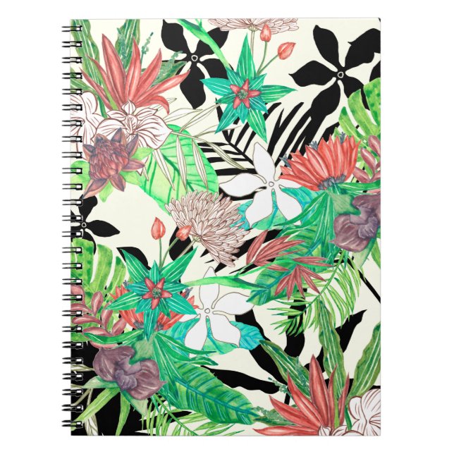 Cuaderno Paraíso floral II (Frente)