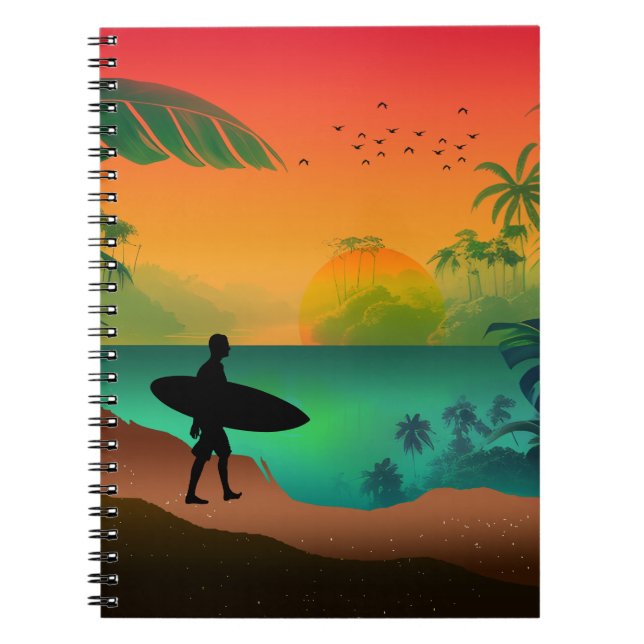 Cuaderno Paraíso oceánico de verano (Frente)