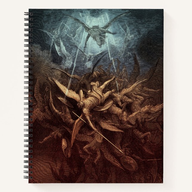 Cuaderno Paraíso Perdido: Caída De Los Ángeles Rebeldes (Anverso)