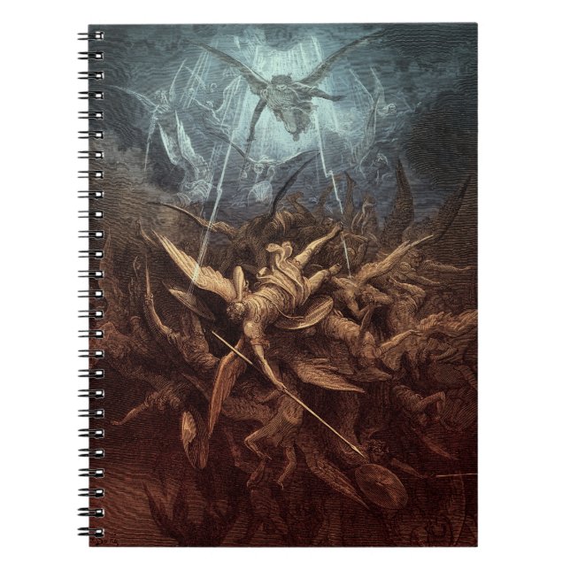Cuaderno Paraíso perdido: Caída de los ángeles rebeldes (Frente)