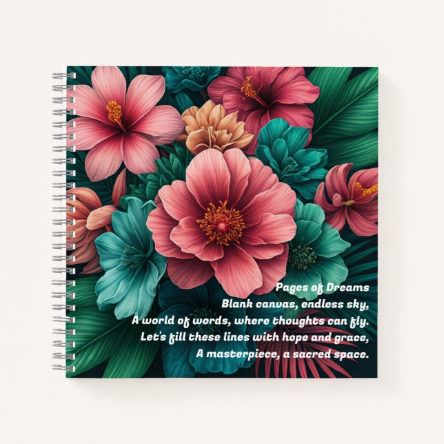 Cuaderno Paraíso tropical (Anverso)