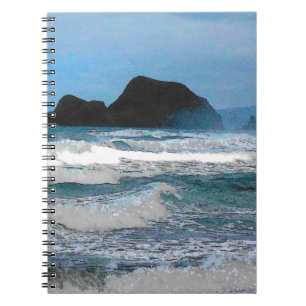 Cuaderno Paraíso tropical de la isla costera de Hawái