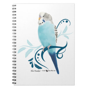 Cuaderno Parakeet azul