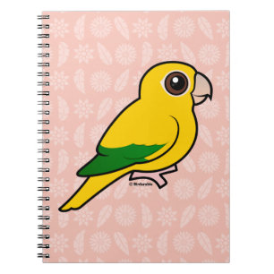 Cuaderno Parakeet de oro de Birdorable