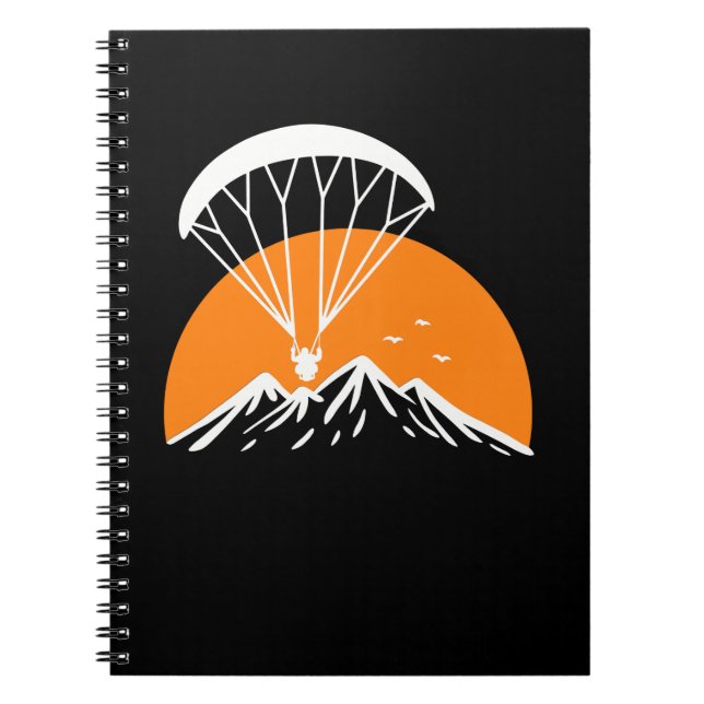 Cuaderno Paramotor Retro Vintage (Frente)
