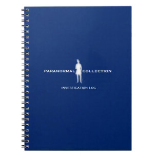 Cuaderno paranormal del registro de la