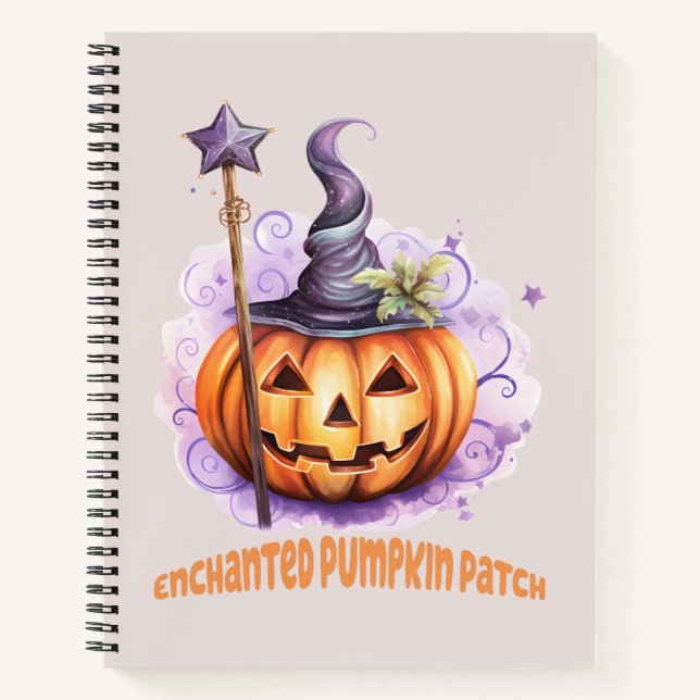 Cuaderno Parche de calabaza encantado (Anverso)