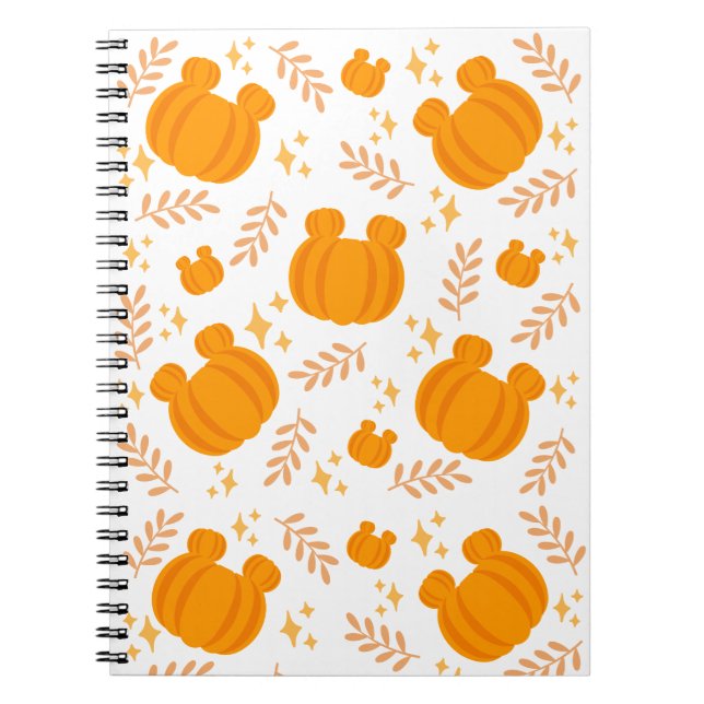 Cuaderno Parche de calabaza suave y acogedor (Frente)