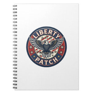 Cuaderno Parche de la Libertad Parche Patriótico Bordado