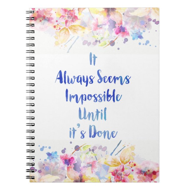 Cuaderno Parece el diario imposible (Frente)