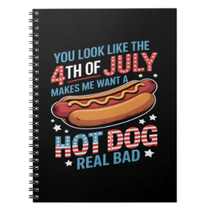 Cuaderno Parece Que El 4 De Julio Me Hace Querer Hacer Calo