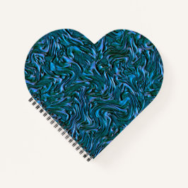 Cuaderno Parece real o azul cadete texturado de pared