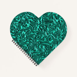 Cuaderno Parece verde jade texturado en la pared