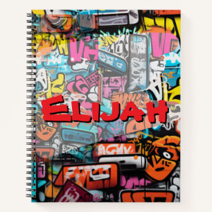Cuaderno Pared de grafiti urbano