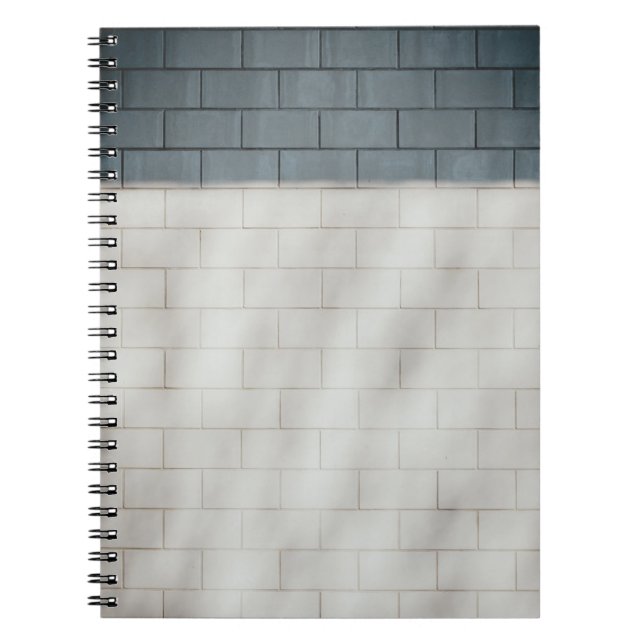 Cuaderno Pared de ladrillo blanco (Frente)