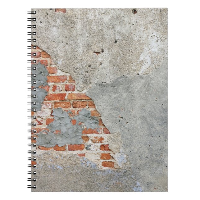 Cuaderno Pared de ladrillo marrón (Frente)