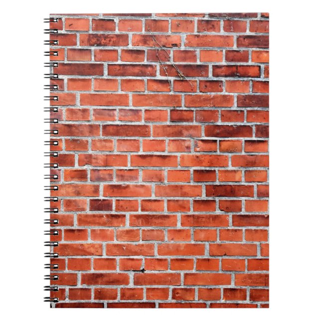 Cuaderno Pared de ladrillo marrón (Frente)