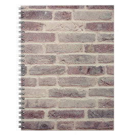 Cuaderno Pared de ladrillo marrón