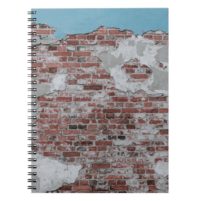 Cuaderno Pared de ladrillo marrón (Frente)
