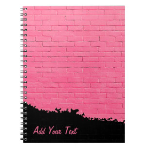 Cuaderno Pared de ladrillo pintado - Personalizada