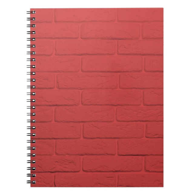 Cuaderno pared de ladrillo rojo (Frente)
