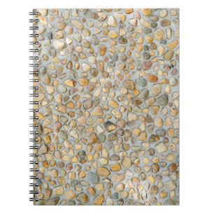 Cuaderno Pared de Piedra Rustica con Guijarros