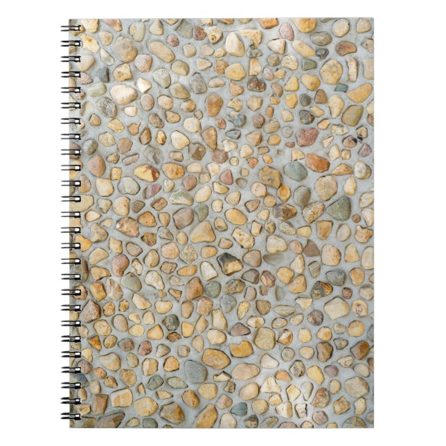 Cuaderno Pared de Piedra Rustica con Guijarros (Frente)