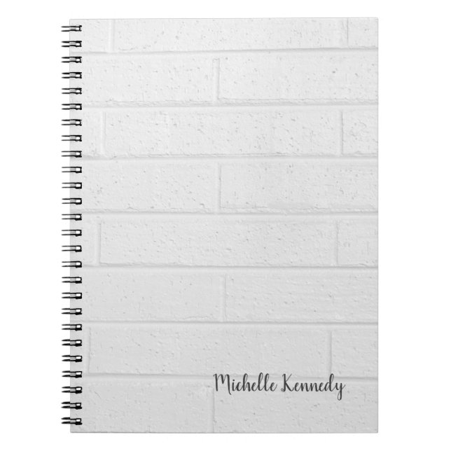 Cuaderno Pared Gris Minimalista Profesional Moderno (Frente)