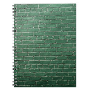 Cuaderno Pared pintada de forma verde