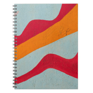 Cuaderno Pared roja y amarilla