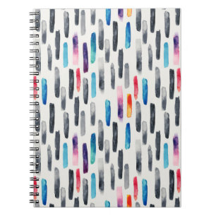Cuaderno Paredes de brocha acuarela, colorido y sin costura