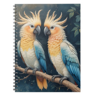 Cuaderno Pareja Cockatoo Parrot