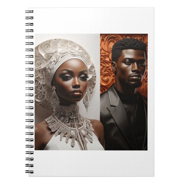 Cuaderno Pareja con atuendo boda 2 Portátil de fotografía e (Frente)