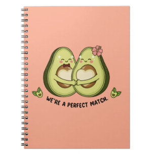 Cuaderno Pareja de Aguacates Adorables "Somos una Pareja Pe