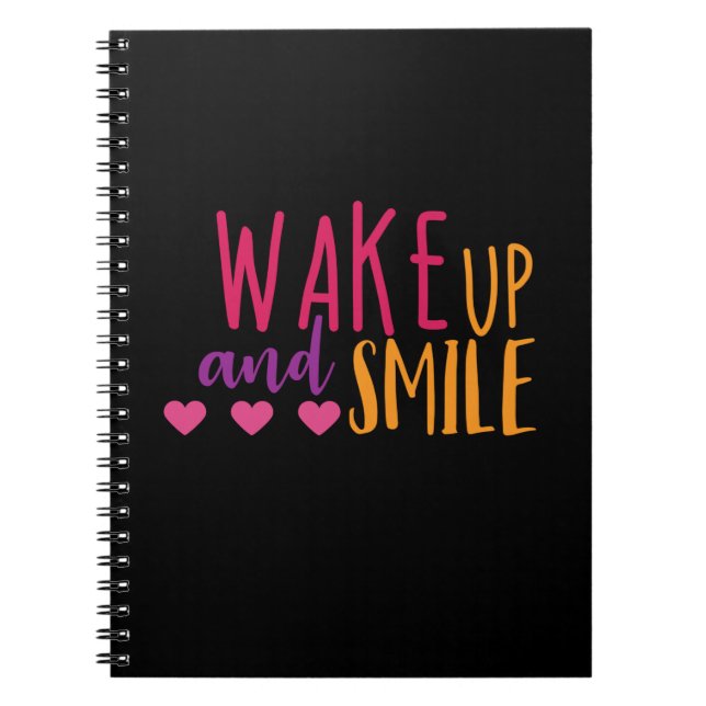 Cuaderno Pareja De Arte Despierta Y Sonríe (Frente)