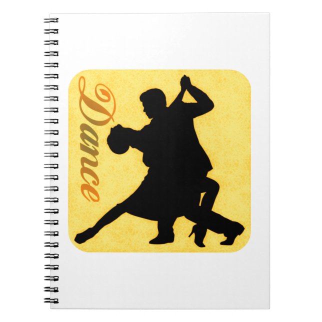 Cuaderno Pareja de baile de Silhouette (Frente)