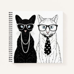 Cuaderno Pareja De Gatos