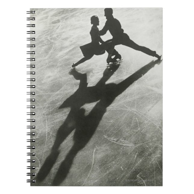 Cuaderno Pareja de patinaje sobre hielo (Frente)