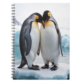 Cuaderno Pareja de Pingüinos en un Iceberg