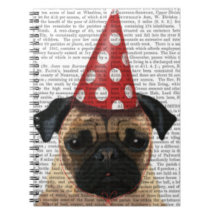 Cuaderno Pareja de Pugs Fiesta