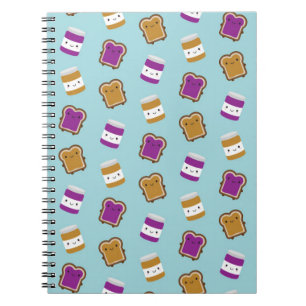 Cuaderno Pareja de Sándwich de Mantequilla de Maní y Jalea