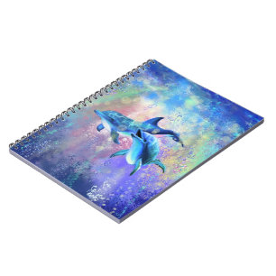 Cuaderno Pareja delfín - Hermosa