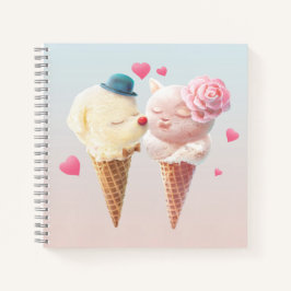 Cuaderno Pareja helada - amor al primer ladrillo