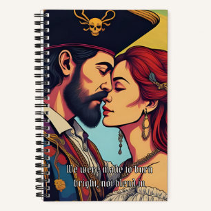 Cuaderno Pareja Pirata Psicodélica – Romance Audaz