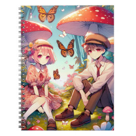 Cuaderno Pareja romántica romántica y caprichosa