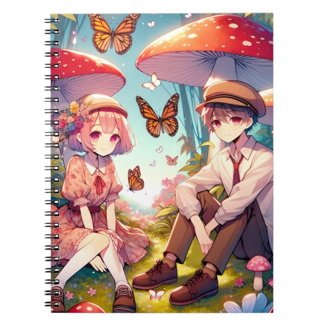 Cuaderno Pareja romántica romántica y caprichosa (Frente)