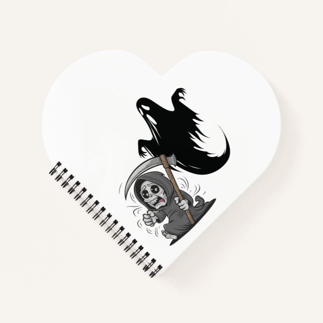 Cuaderno Pareja y fantasma espantados. (Anverso)