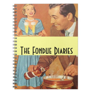Cuaderno Pares del fiesta de los diarios de la "fondue" del