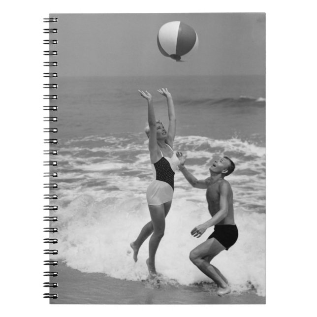 Cuaderno Pares que juegan con un Beachball (Frente)