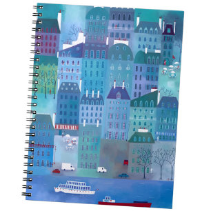 Cuaderno París Blues City Painting France